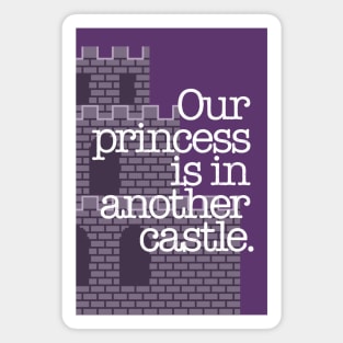Our Princess Is In Another Castle Magnet